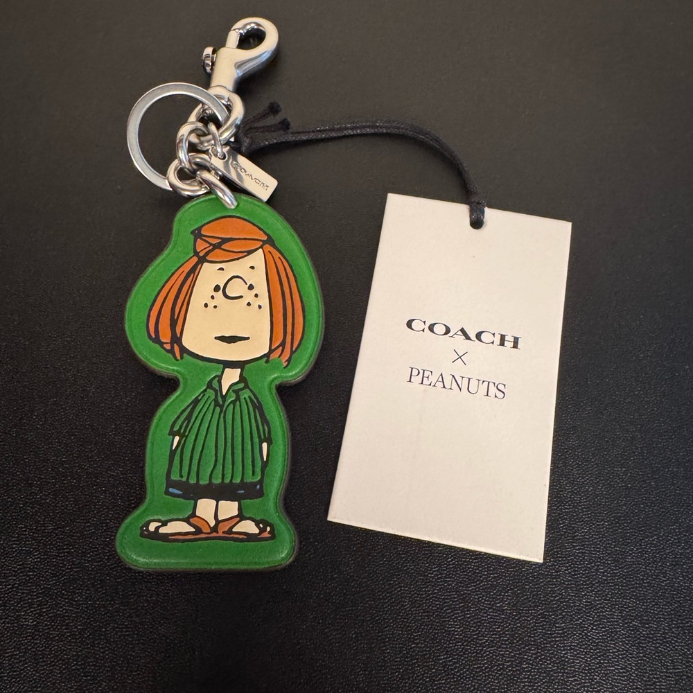 Coach x Peanuts 75th Peppermint Patty Bag Charm #CBG57